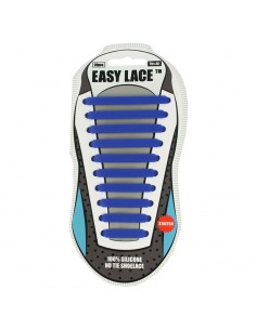 Skosnöre - Easy Lace Silikon Mörkblå