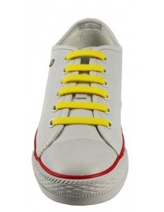 Skosnöre - Easy Lace Silikon Gul 2