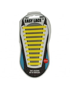 Skosnöre - Easy Lace Silikon Gul