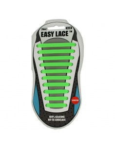 Skosnöre - Easy Lace Silikon Grön