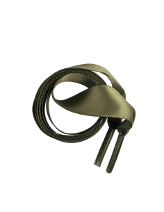 olivgrönt Satin-skosnöre